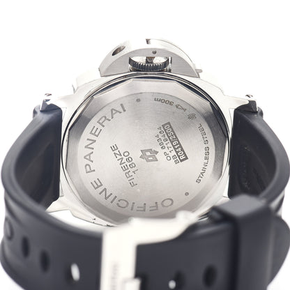Panerai Stainless Steel Rubber 44mm Luminor Base Logo Manual Winding Watch Black PAM00773 4 of 5