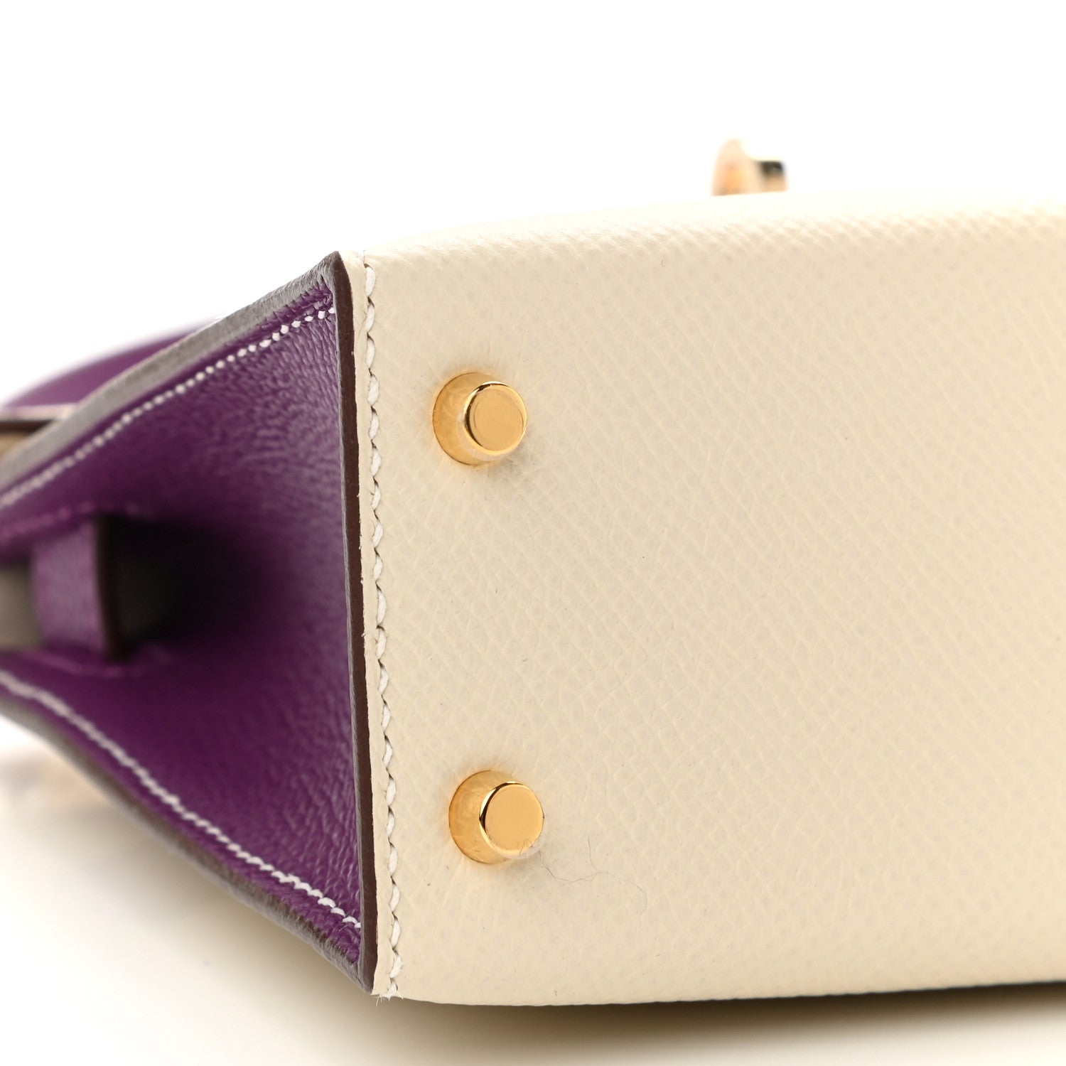 Hermes Epsom Horseshoe Mini Kelly Sellier 20 Craie Anemone 9 of 11