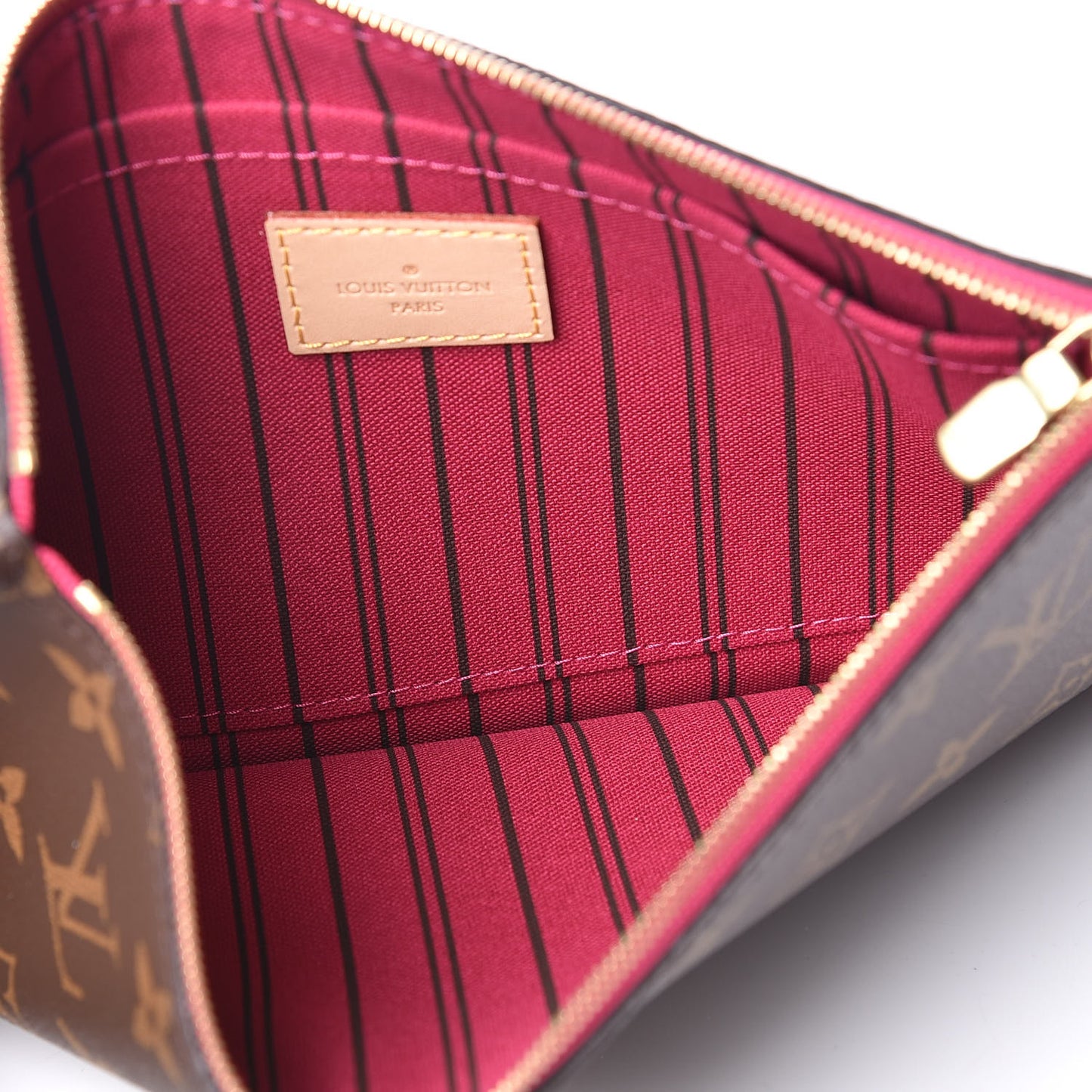Monogram Neverfull MM GM Pochette Pivoine