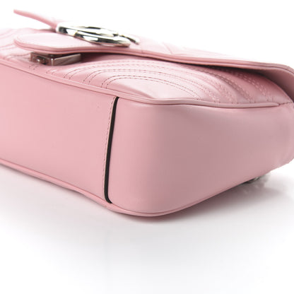 Gucci Calfskin Matelasse Small GG Marmont Shoulder Bag Wild Rose 7 of 10