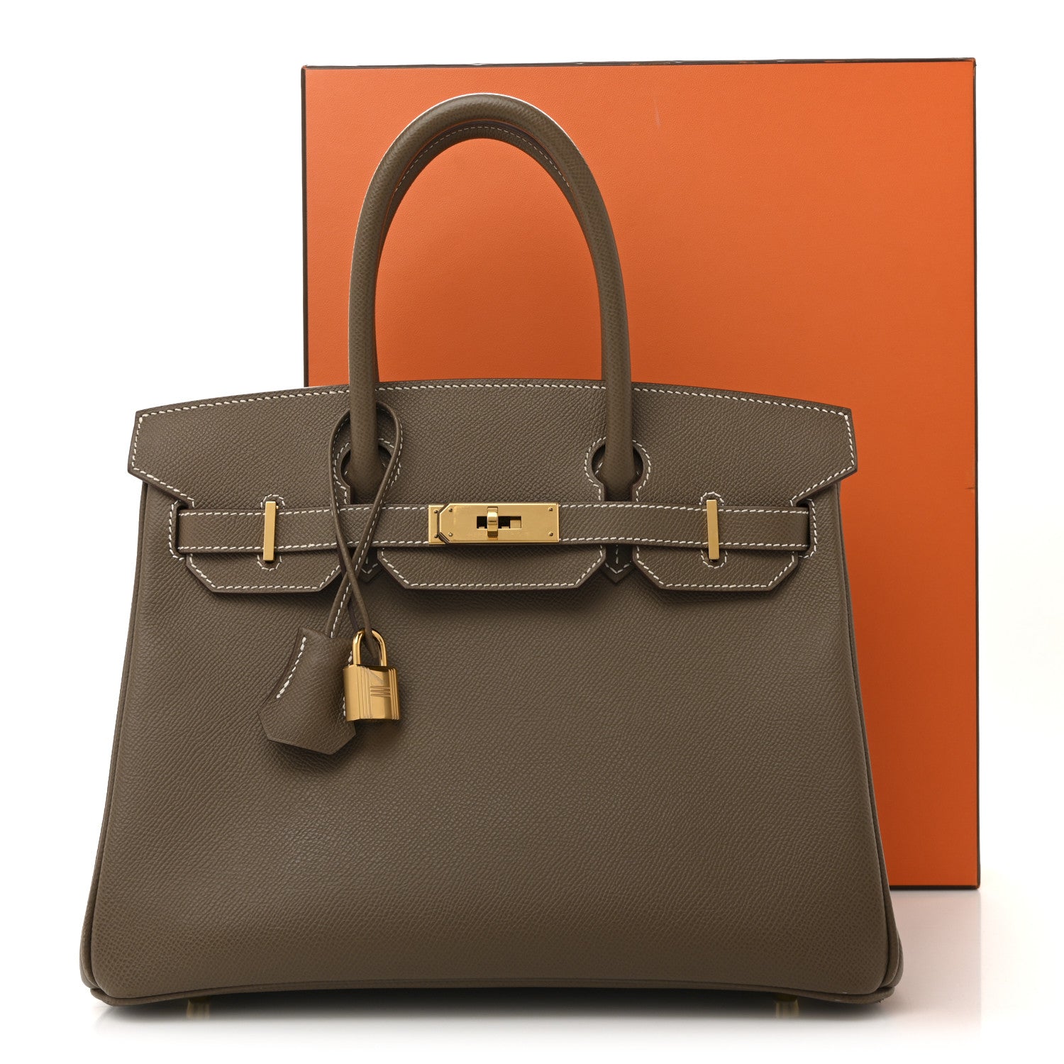 Hermes Epsom Birkin 30 Etoupe 15 of 15