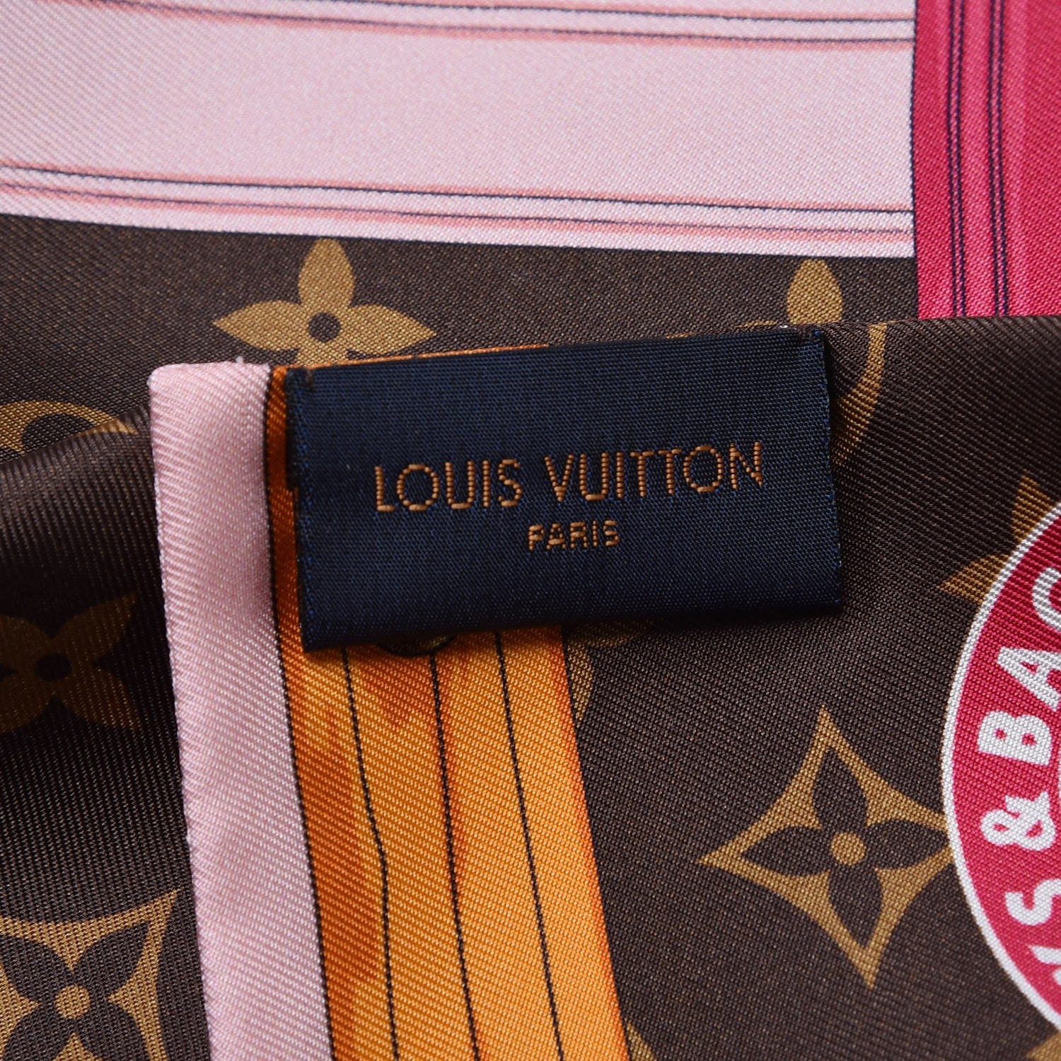 Louis Vuitton Silk Monogram Summer Trunks Bandeau Brown 3 of 6