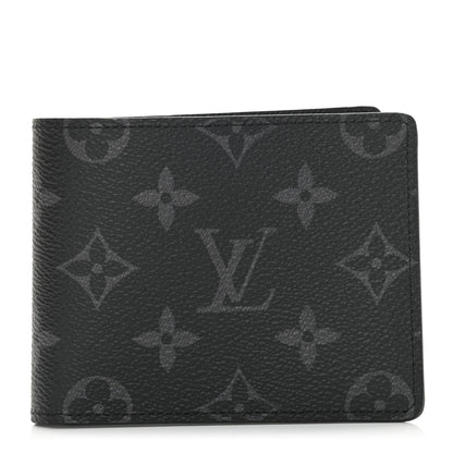 Louis Vuitton Monogram Eclipse Slender Wallet 1 of 9