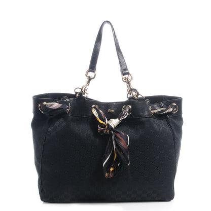 Gucci Monogram Large Positano Tote Black 3 of 9