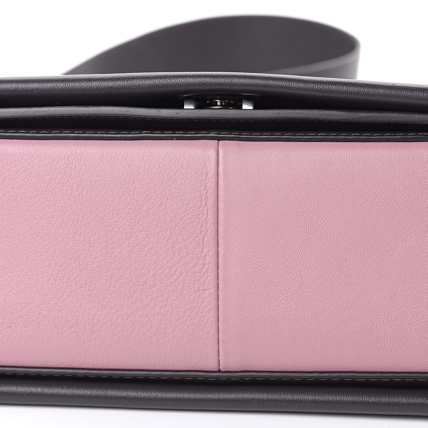 Celine Shiny Smooth Calfskin Medium Frame Shoulder Bag Liquorice Antique Rose 9 of 11