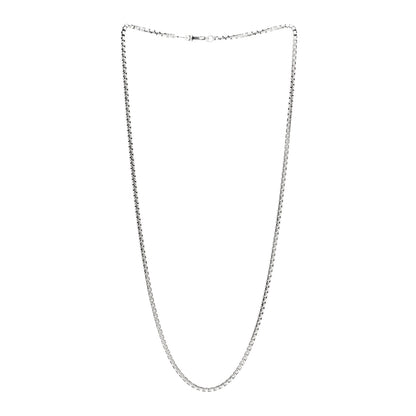 David Yurman Sterling Silver 2.7mm Small Box Chain Necklace 20" 3 of 4