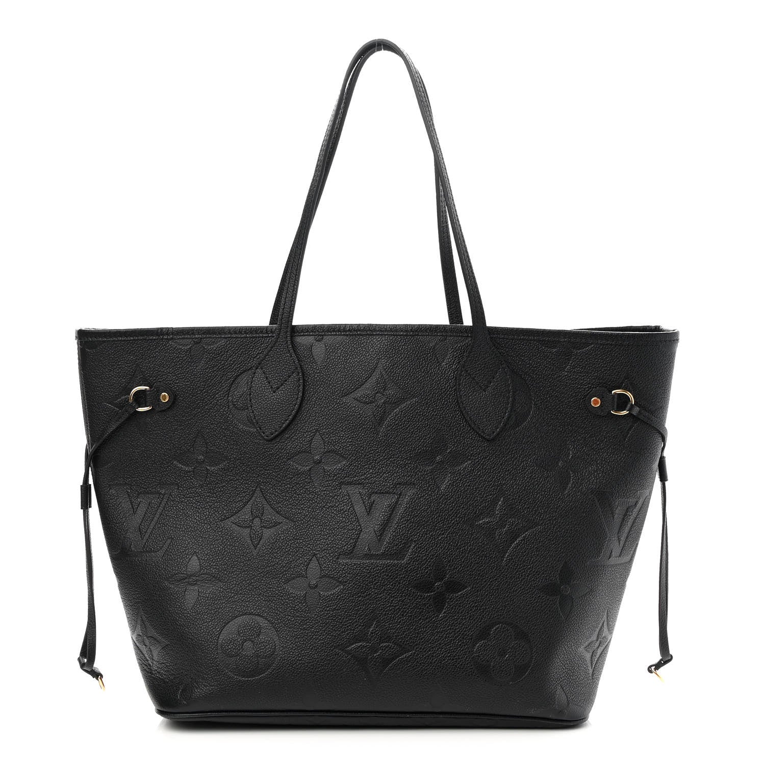 Louis Vuitton Empreinte Monogram Giant Neverfull MM Black 3 of 9