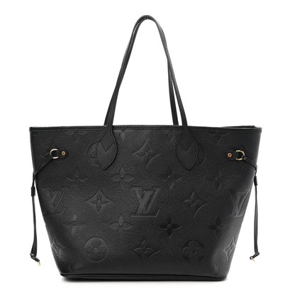 Louis Vuitton Empreinte Monogram Giant Neverfull MM Black 3 of 9