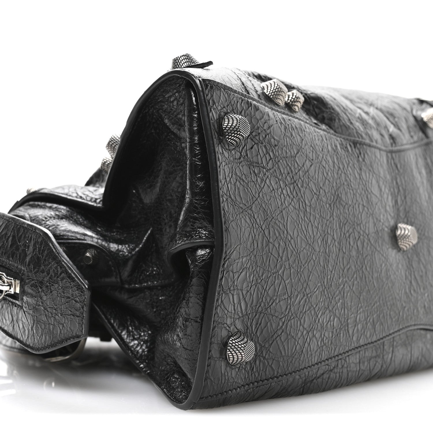 Balenciaga Agneau Arena Neo Cagole City Handbag Black 10 of 11
