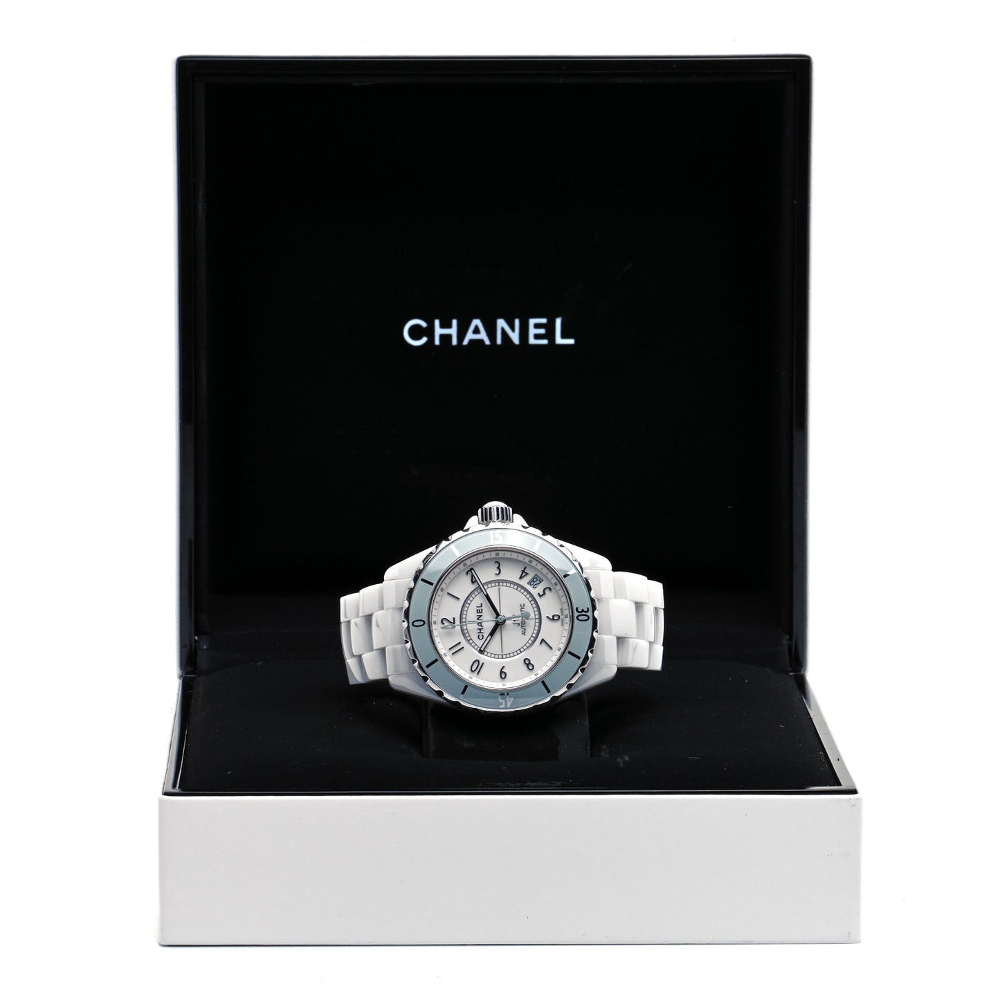 Stainless Steel Ceramic 38mm J12 Automatic Watch Soft Blue