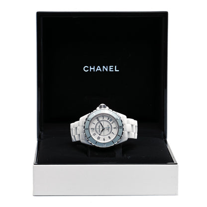 Chanel Stainless Steel Ceramic 38mm J12 Automatic Watch Soft Blue 5 of 5