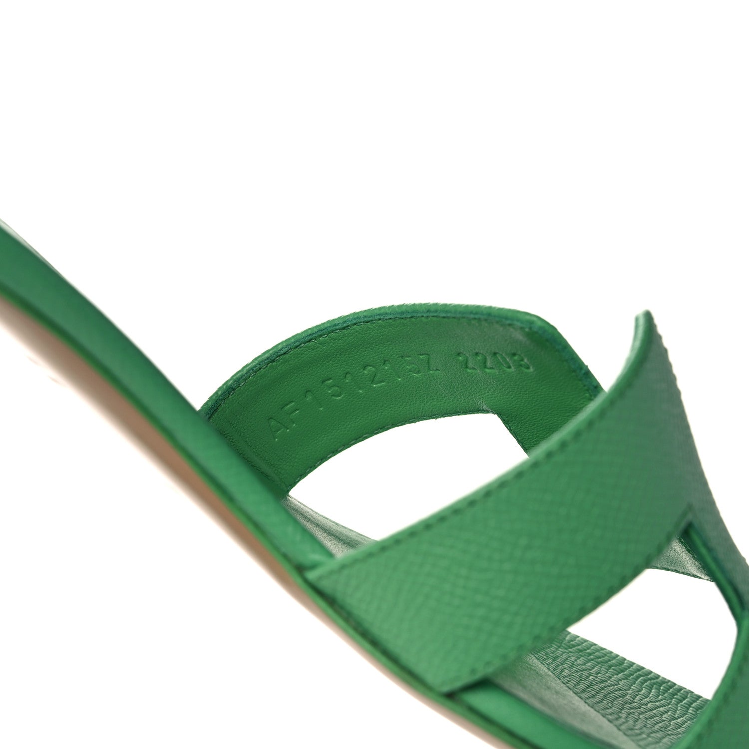 Hermes Epsom Oasis Sandals 39 Vert Pomme 8 of 9