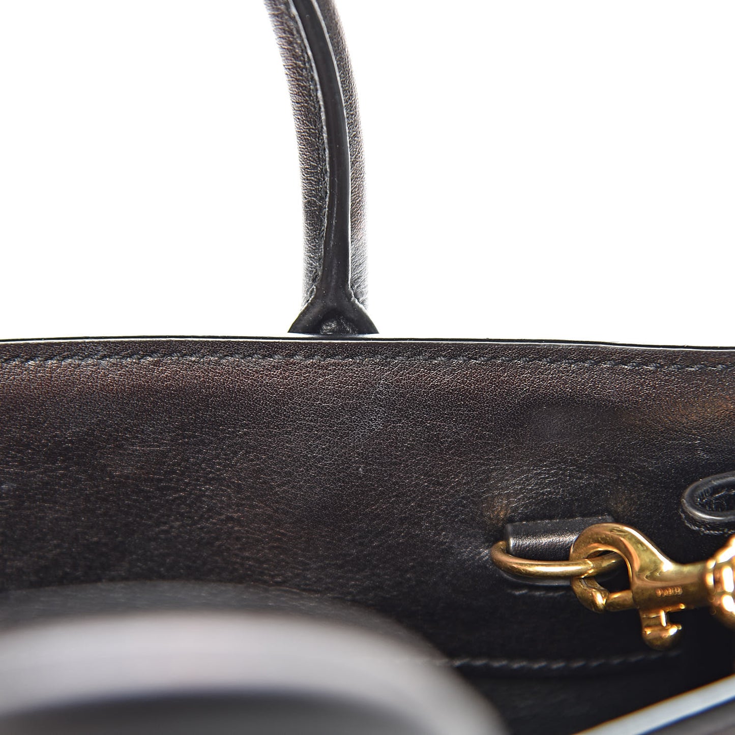 Calfskin Nano Sac de Jour Black