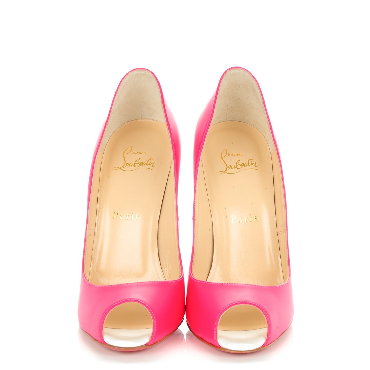 Jazz Calf Youpi 120 Pumps 38.5 Fuchsia White