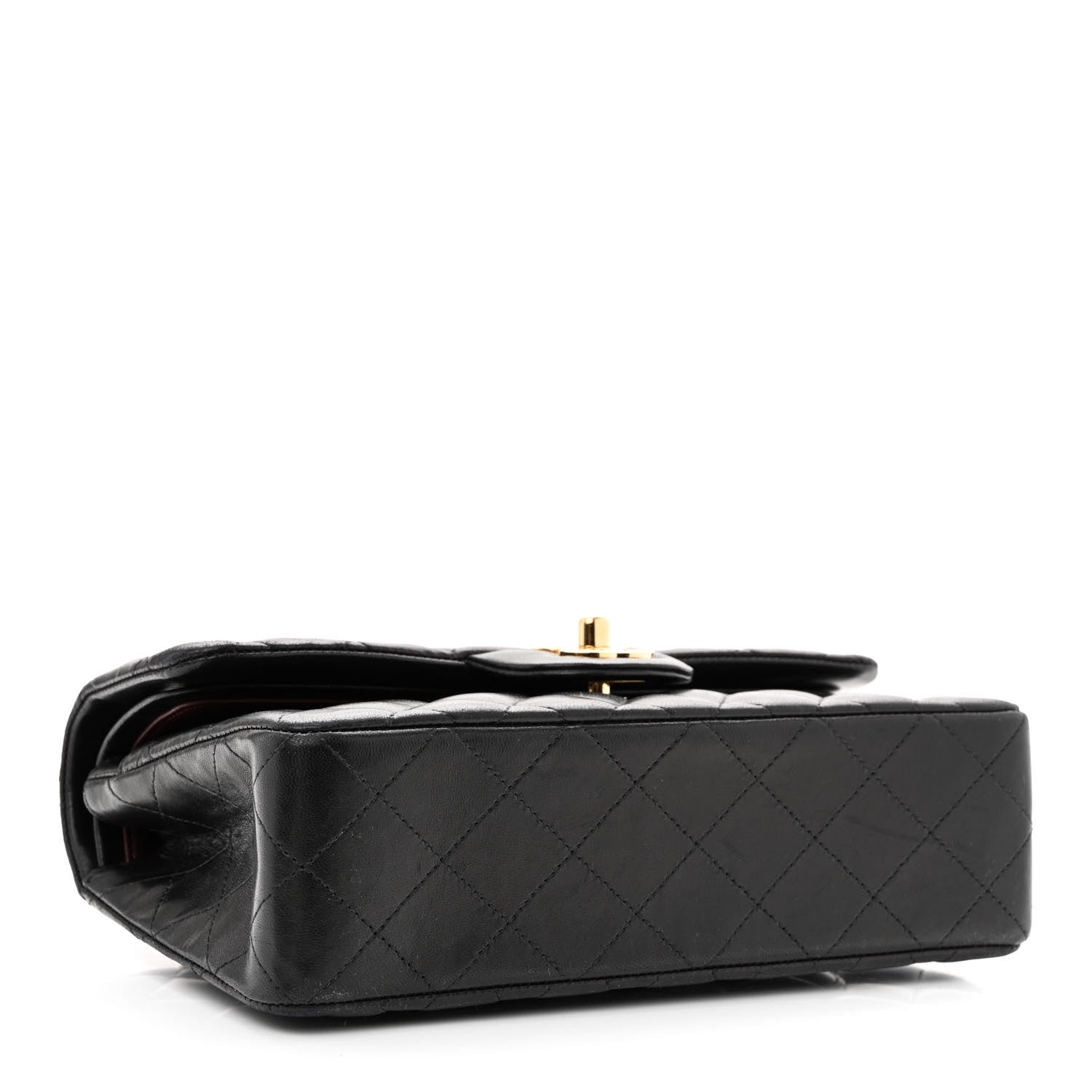 Chanel Lambskin Quilted Small Double Flap Black 4 of 12