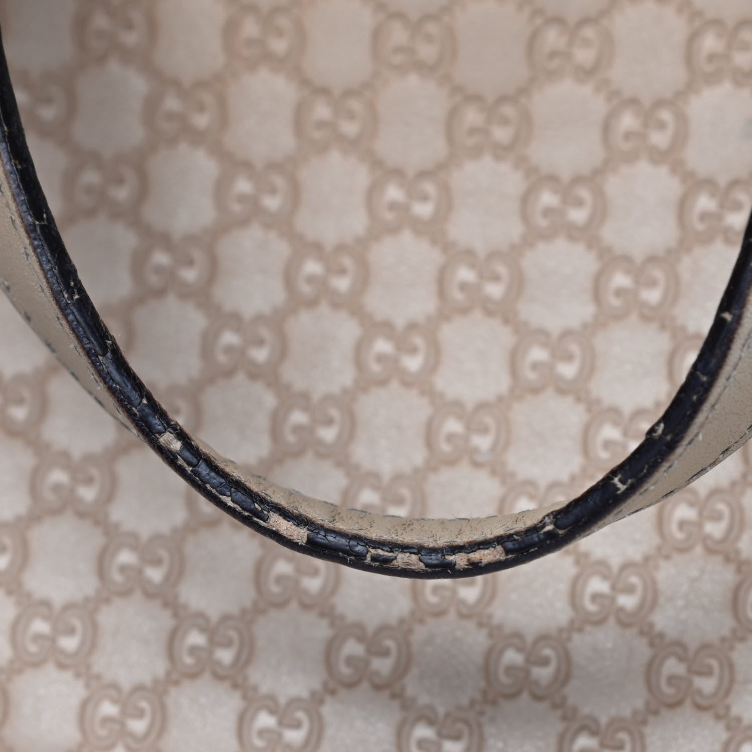 Gucci Microguccissima Small Nice Top Handle Dome Bag Beige 10 of 10