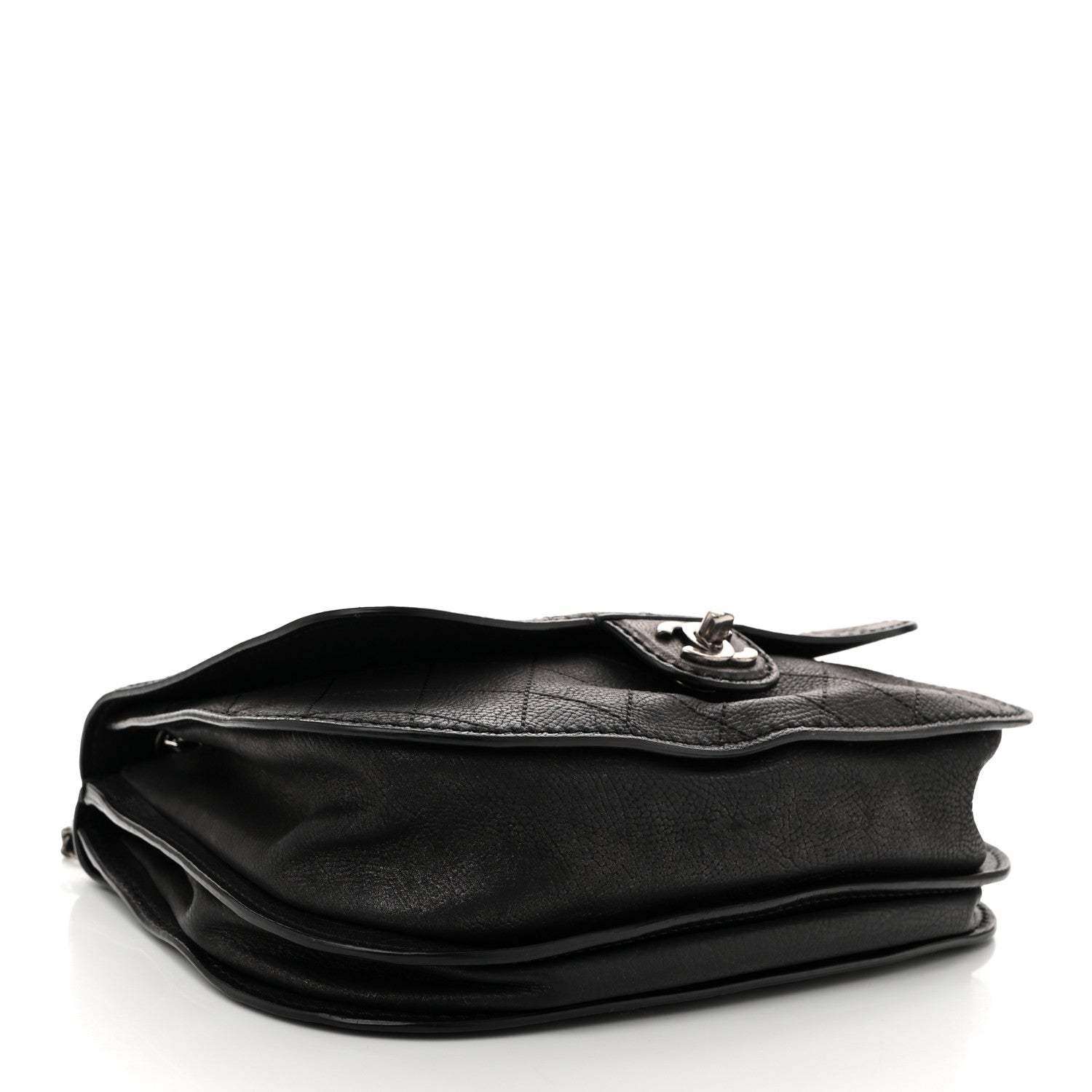 Chanel Calfskin Coco Twin Large Flap Black 4 of 12