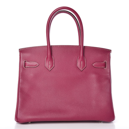 Hermes Epsom Candy Birkin 30 Tosca Rose Tyrien 3 of 33
