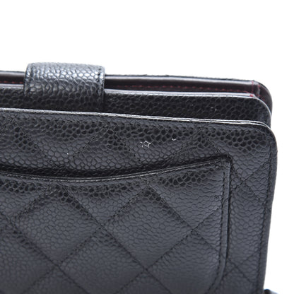 Chanel Caviar Quilted CC French Wallet Black 11 of 12