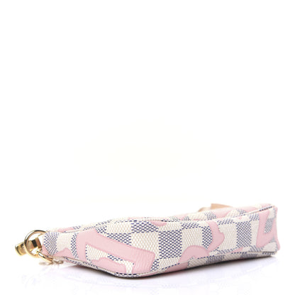 Louis Vuitton Damier Azur Tahitienne Mini Pochette Accessories 4 of 10