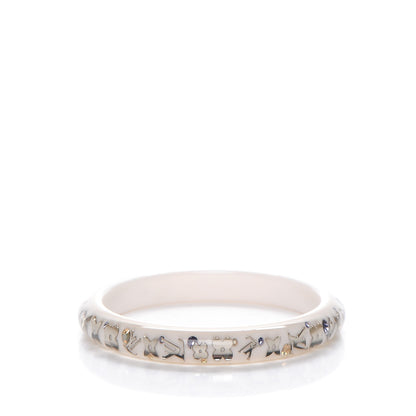 Louis Vuitton Resin Swarovski Large Inclusion Bracelet PM White 3 of 3
