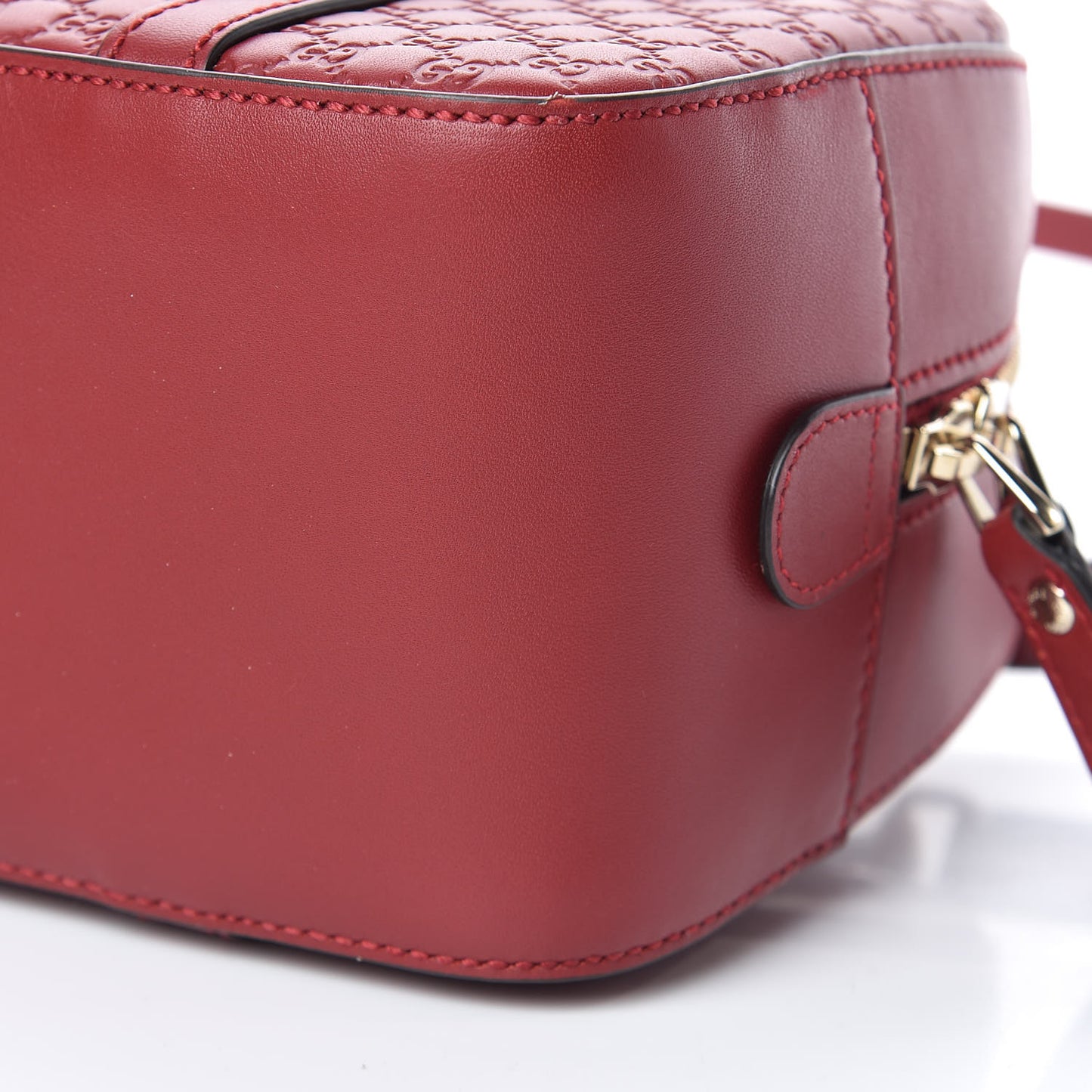 Microguccissima Small Crossbody Bag Rosso