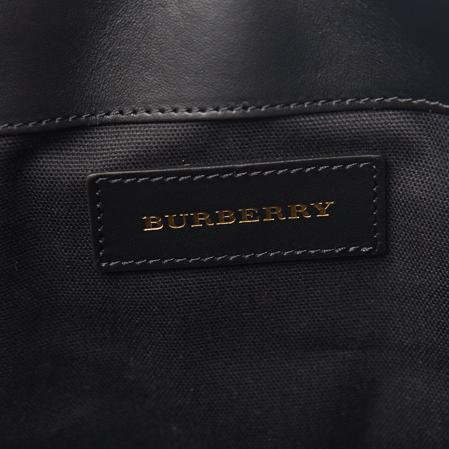 Burberry Calfskin Vintage Check Kingswood Achly Diaper Bag Black 5 of 13