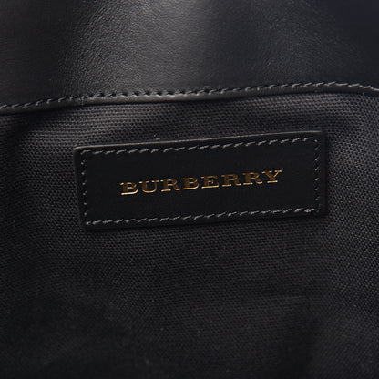 Burberry Calfskin Vintage Check Kingswood Achly Diaper Bag Black 5 of 13