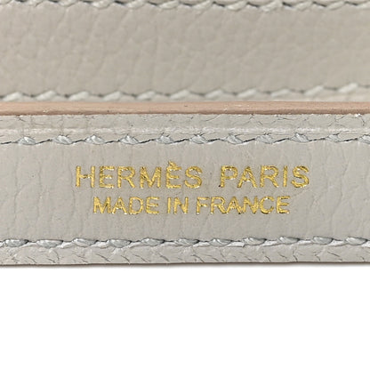 Hermes Evercolor Kelly Danse II Belt Bag Gris Perle 8 of 15