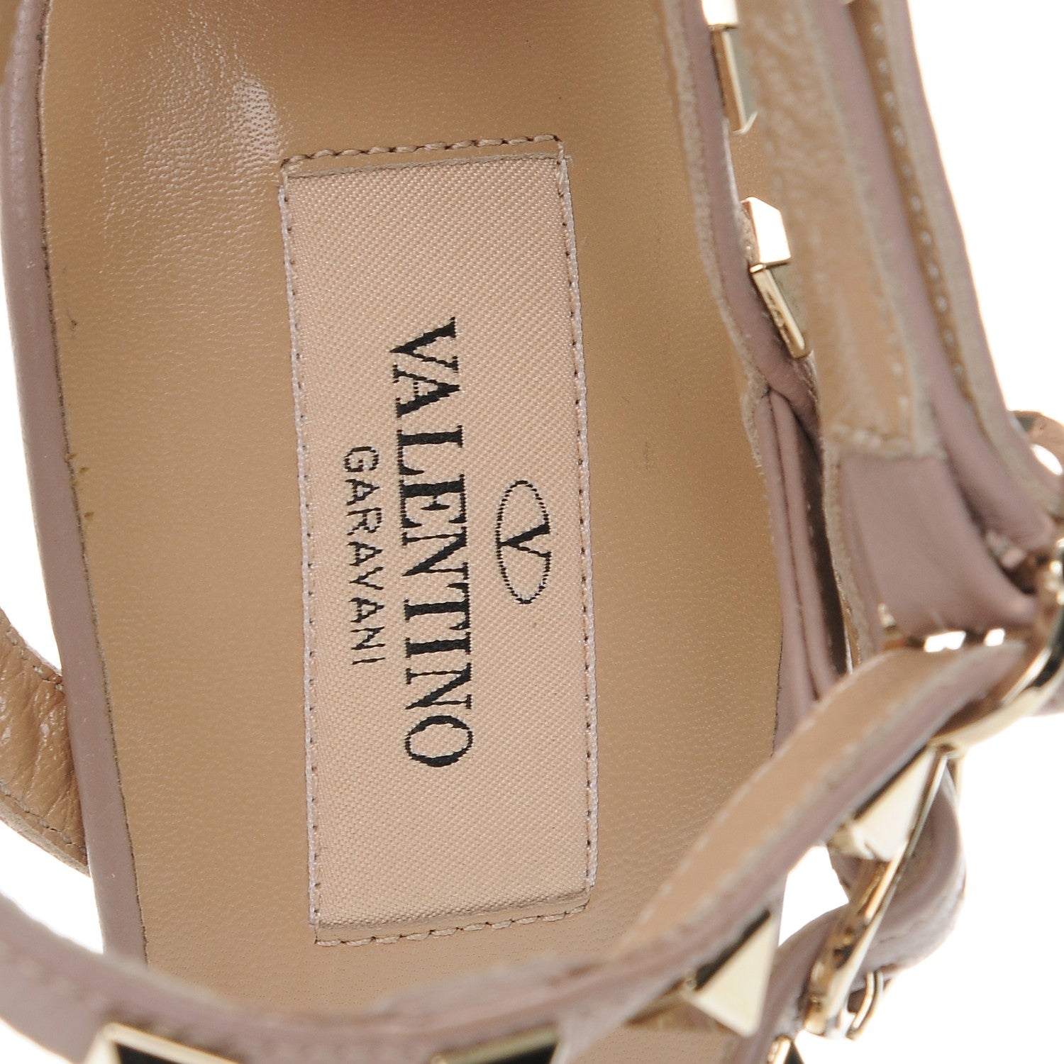 Valentino Garavani Patent Nappa Rockstud Ankle Strap 65mm Pumps 39 Black Poudre 7 of 11