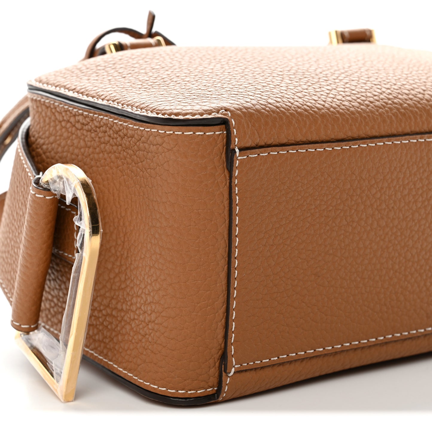 Taurillon Soft Nano Cool Box Satchel Vegetal Ivory