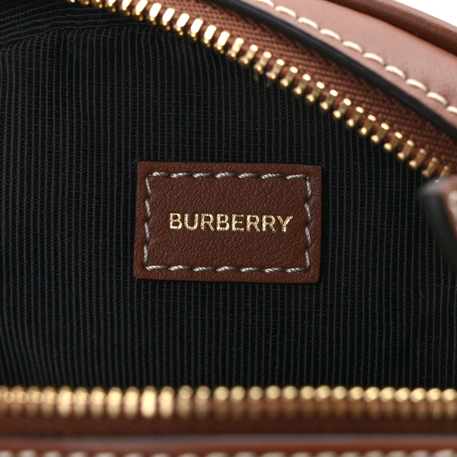 Burberry Cotton Canvas Mini Louise Crossbody Bag Natural Tan 7 of 11