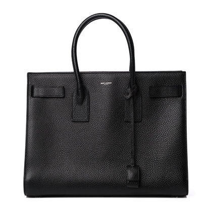Saint Laurent Grained Calfskin Large Sac De Jour Carryall Black 3 of 9