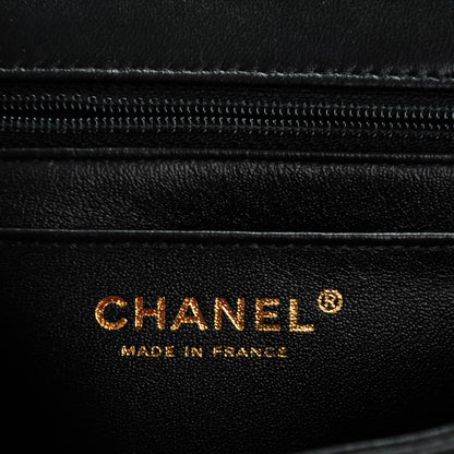 Chanel Lambskin Quilted Mini Rectangular Flap Black 7 of 8