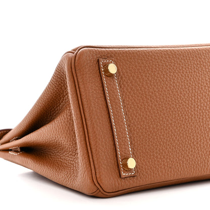 Hermes Togo Birkin 25 Gold 9 of 11