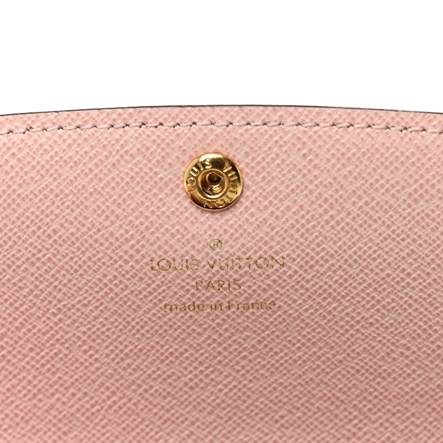 Damier Ebene Emilie Wallet Rose Ballerine