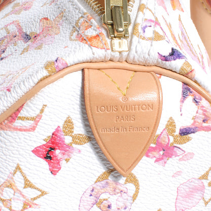 Louis Vuitton Watercolor Aquarelle Speedy 35 White 7 of 7