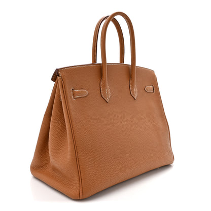 Hermes Togo Birkin 35 Gold 3 of 12