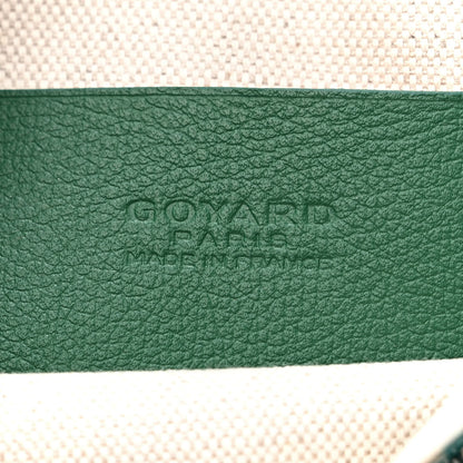 Goyard Goyardine Plumet Wallet Clutch Green 6 of 10