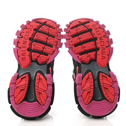 Balenciaga Mesh Nylon Womens Track Sneakers 36 Black Pink Red 5 of 8