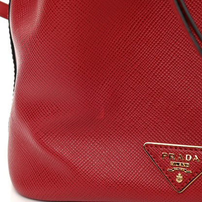 Prada Saffiano Cuir Bucket Bag Fuoco 11 of 11