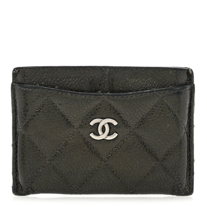 Chanel Caviar Quilted Card Holder Black 1 of 11