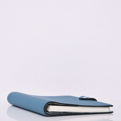 Hermes Togo Ulysse PM Agenda Cover Blue Jean 4 of 10