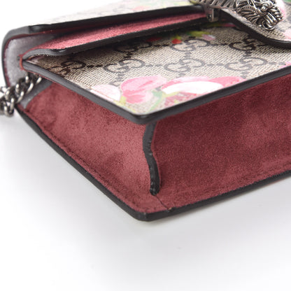 Gucci GG Supreme Monogram Blooms Super Mini Dionysus Shoulder Bag Beige Multicolor Dry Rose 7 of 9