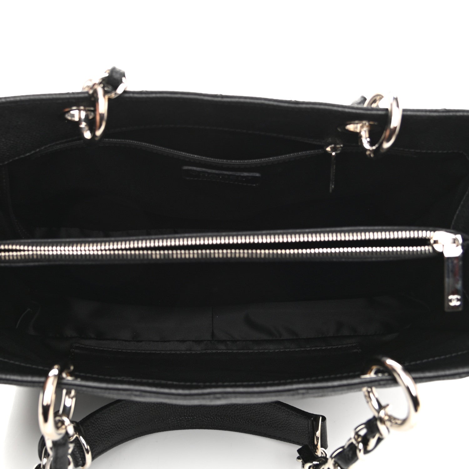 Chanel Caviar Quilted Grand Shopping Tote GST Black 5 of 10