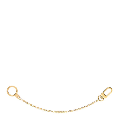 Louis Vuitton Metal Pochette Extender Key Ring Chain Gold 1 of 4