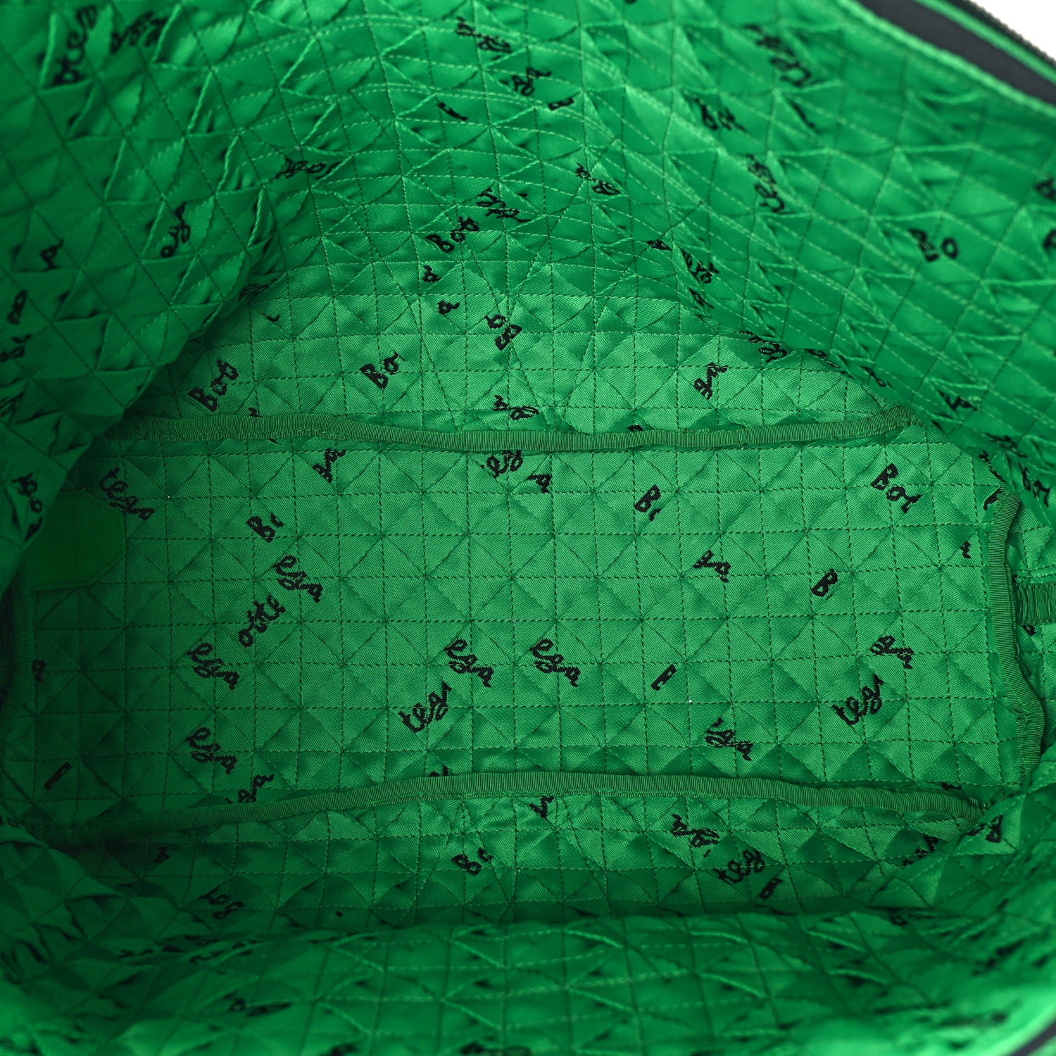 Bottega Veneta Polyester Stitched Webbing Duffle Bag Black Green 4 of 7
