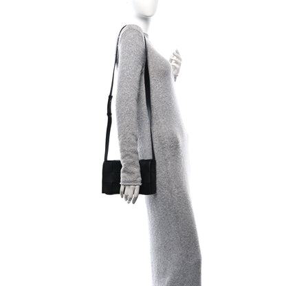 Bottega Veneta Lambskin Maxi Intrecciato Cassette Crossbody Bag Black 2 of 10