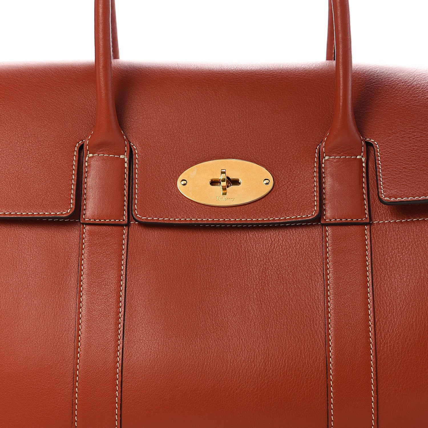 Mulberry Silky Calfskin New Bayswater Rust 10 of 10