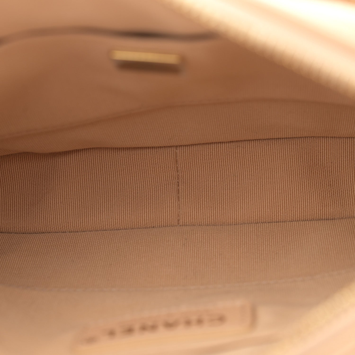 Chanel Calfskin Quilted Small Camera Case Beige 5 of 13